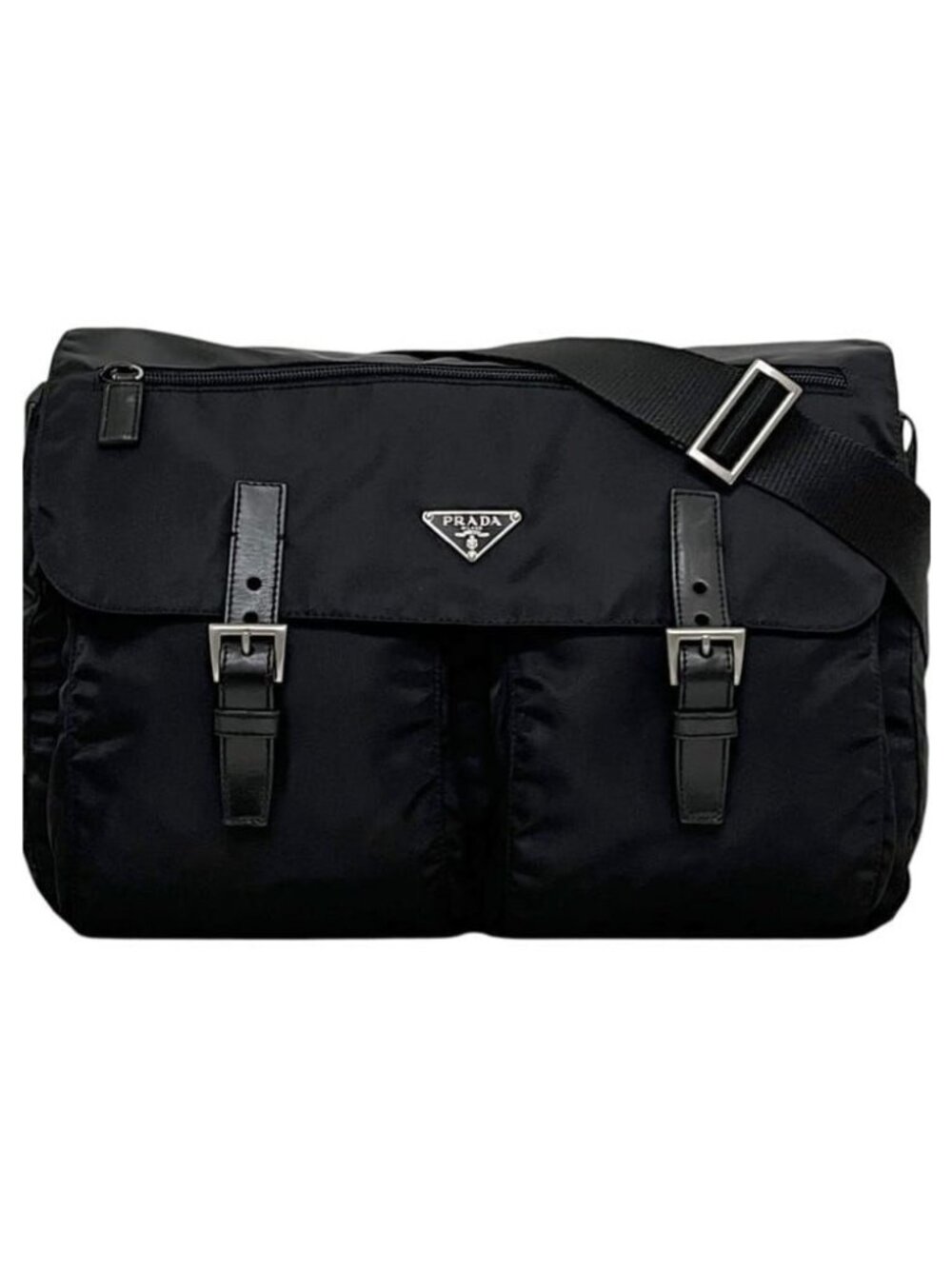 Prada Shoulder Bag Vera 1 Nylon Nero Black